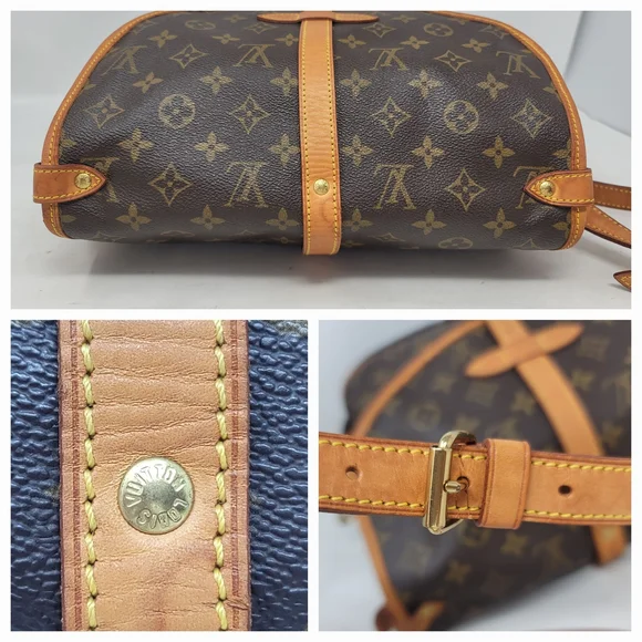 Louis Vuitton Saumur 30 Monogram Canvas Shoulder Crossbody Hand Bag Vintage Auth - Picture 7 of 13